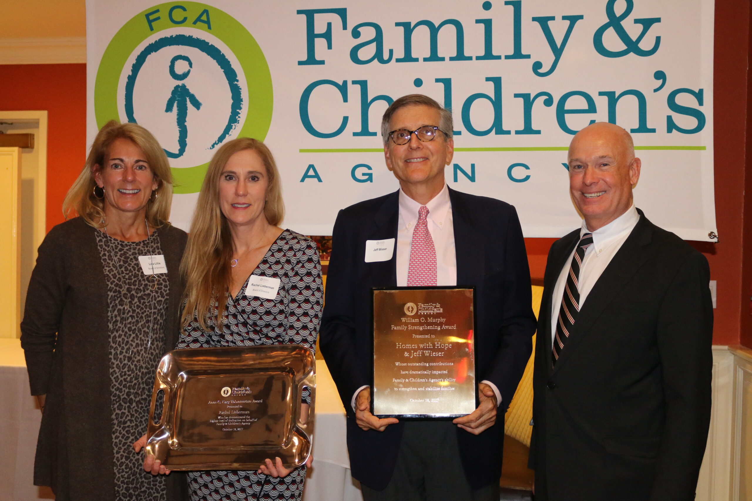Family & Children’s Agency Announces Family Strengthening and Volunteer Awards