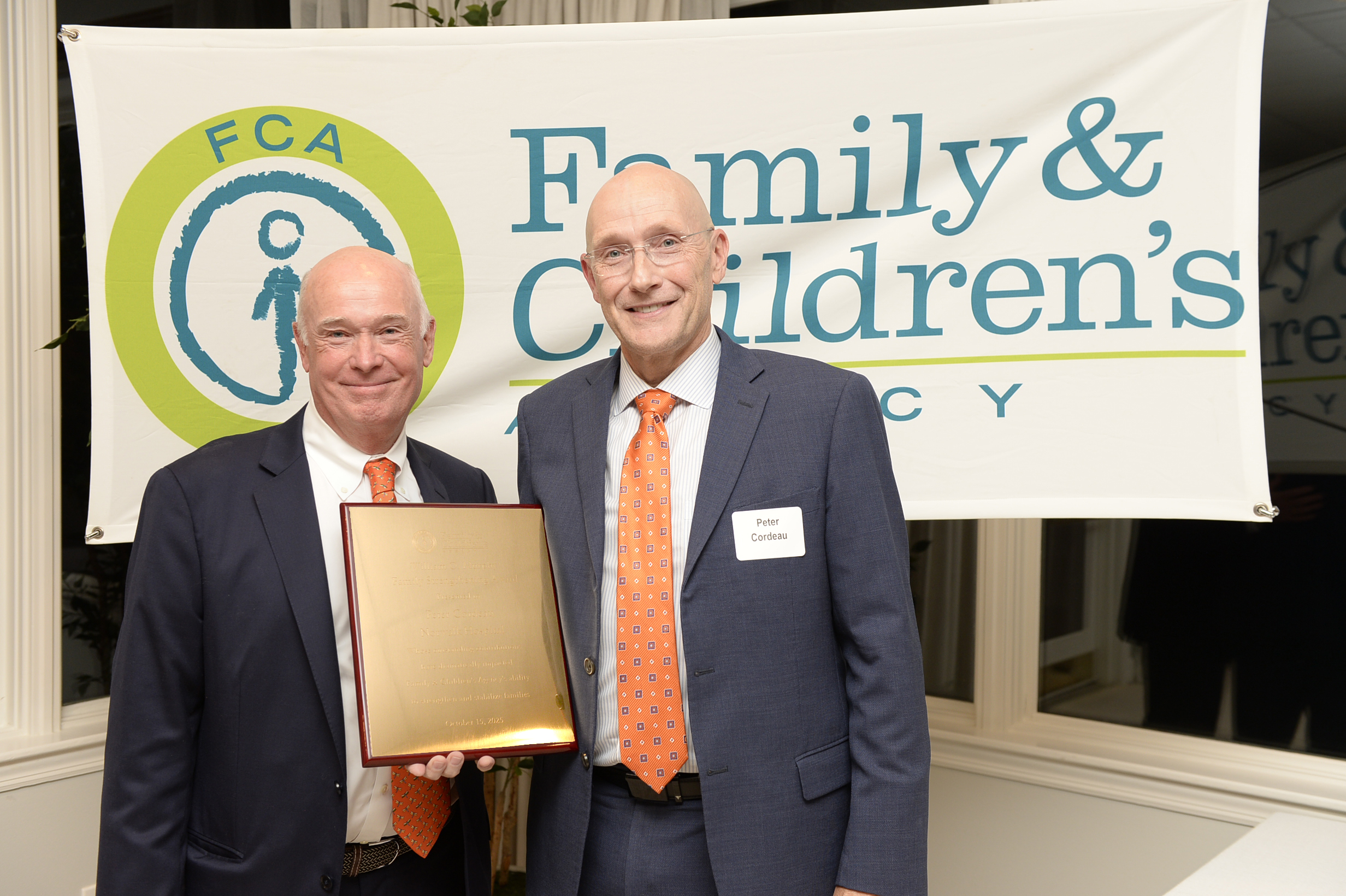 William O. Murphy Family Strengthening Award Presented to Peter Cordeau